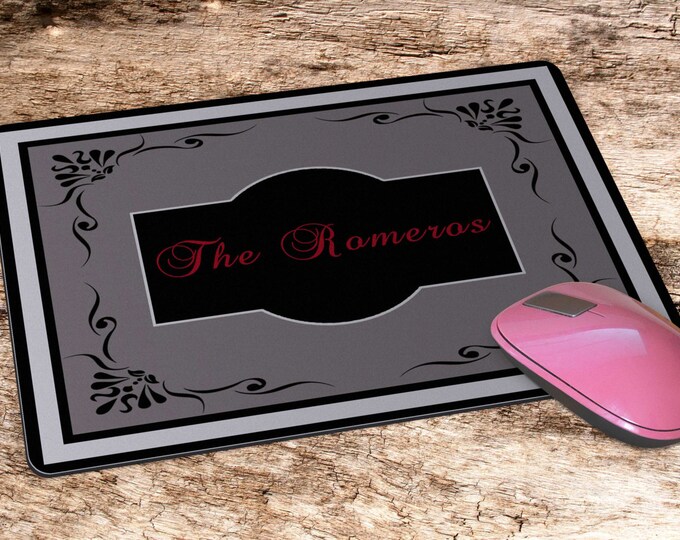 Personalized Mouse Pad, Monogrammed Mouse Pad, Mousepad, Custom Mouse, Custom Mousepad,Pad,Monogrammed Mousepad, Mouse Pad #3