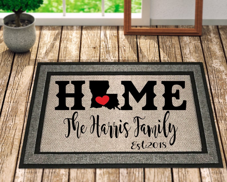 Custom Doormat Doormat Personalized Door Mat Door Mat Etsy