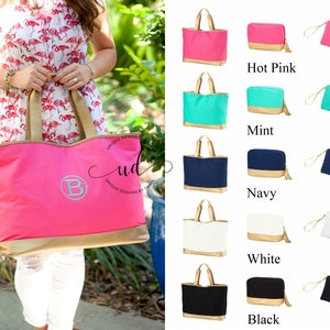 Personalized Tote Bag, Cosmetic Bag, Monogrammed Beach Bag, Cabana Bag, Cruise Tote Bag, Monogrammed Bag, Gifts For Her, Cabana Tote