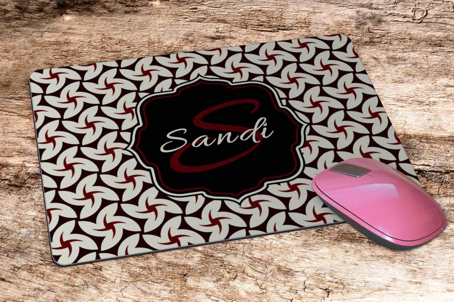 Personalized Mouse Pad Monogrammed Mouse Pad Mousepad Etsy