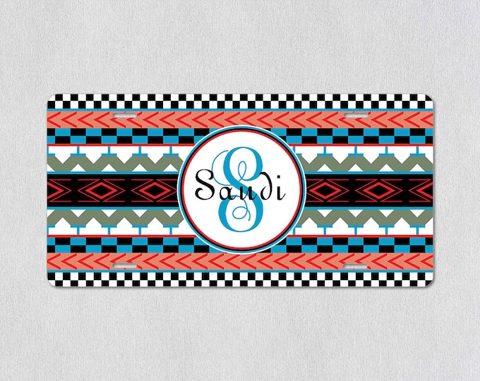 Monogrammed License Plate, Monogrammed Car Tag, Personlized License Plate,  Monogrammed Plates, Personalized Gifts, Gifts, Car Accessory