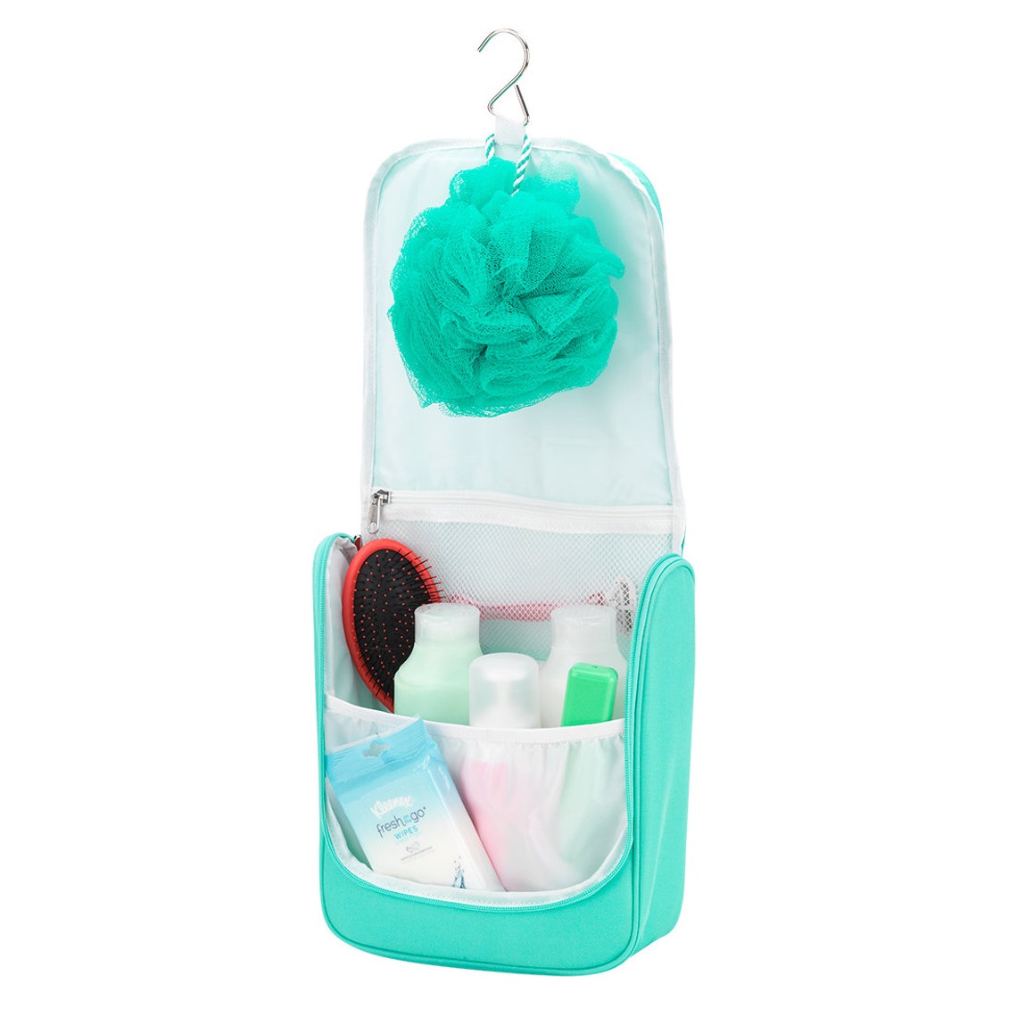 personalised hanging toiletry bag