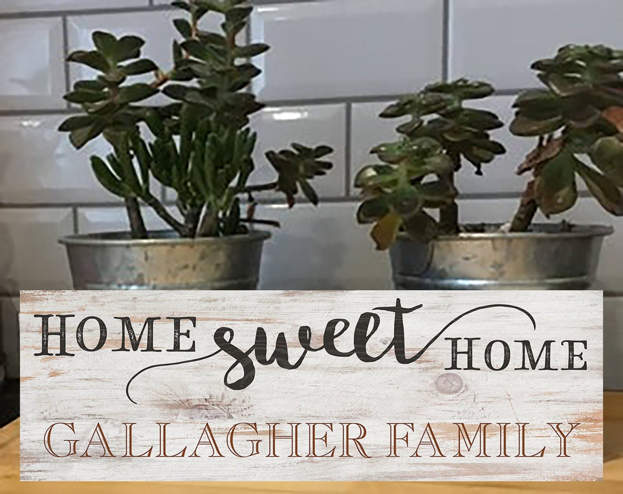 Personalized Home Sweet Home Sign This Is Us Sign Wood Sign Our
