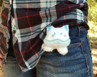 Cute Pocket Fox Plush: Soft Minky Fabric Pet