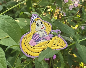 Fairytale Princess Patch Set | Handmade Embroidered Patch Collection | 4x4 Iron-On or Sew-On |