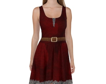 Abito skater ispirato a Twilight Link (rosso)