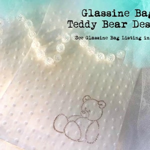 Teddy Bear Party Supplies We Can Bearly Wait Baby Shower Napkins Kid's Birthday Party Decorations Swiss Dot Embossed Custom Napkin image 9