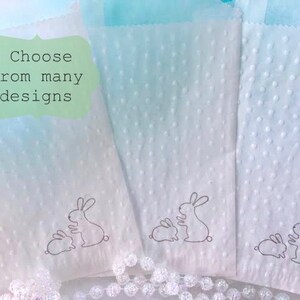 Bunny Party Napkins and Supplies Baby Shower Napkins Bunny Birthday Party Supplies Woodland Party Supplies image 8