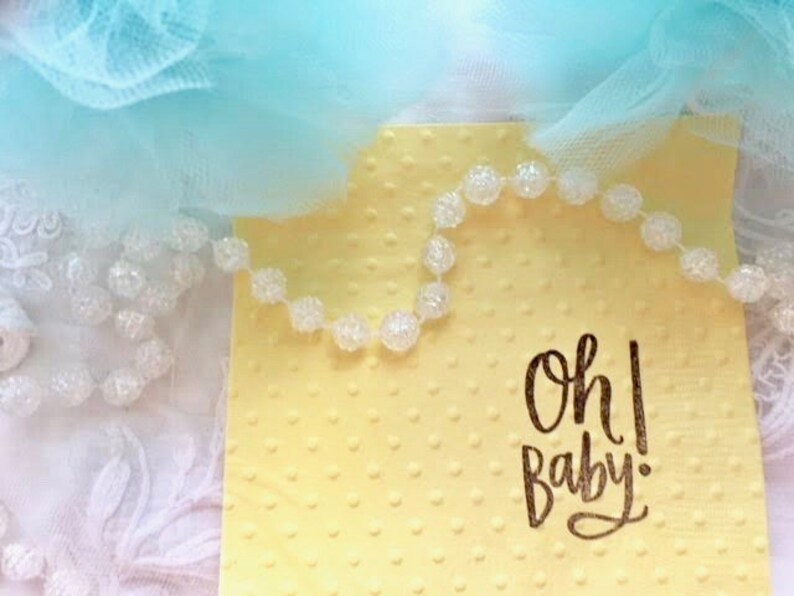 Oh Baby Party Supplies Baby Shower Napkins and Supplies Etsy