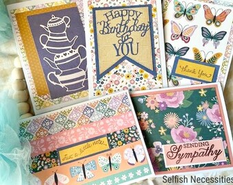 Card Set for Every Occasion - Birthday Card - Sympathy Card - Note Cards - Thank You Card - Teacher's Gift - Mother's Day Gift - Grannycore