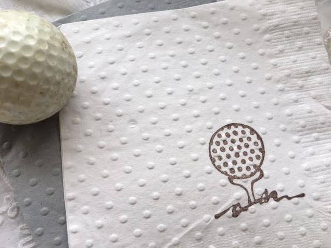 Golf Napkins Golf Party Supplies Birthday Supplies Etsy