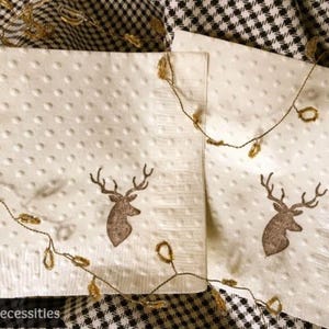 Little Hunter Party Napkins - Deer Hunting Birthday Decor -  Woodland Party Supplies - Oh Deer Baby Shower - The Hunt is Over Bridal Shower
