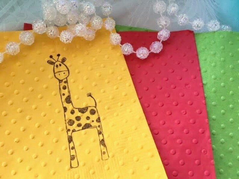 Giraffe Party Supplies Baby Shower Napkins Birthday Party Etsy