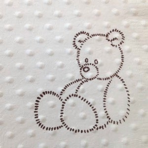 Teddy Bear Party Supplies We Can Bearly Wait Baby Shower Napkins Kid's Birthday Party Decorations Swiss Dot Embossed Custom Napkin image 2