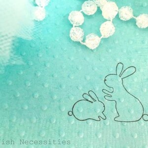 Bunny Party Napkins and Supplies Baby Shower Napkins Bunny Birthday Party Supplies Woodland Party Supplies image 5