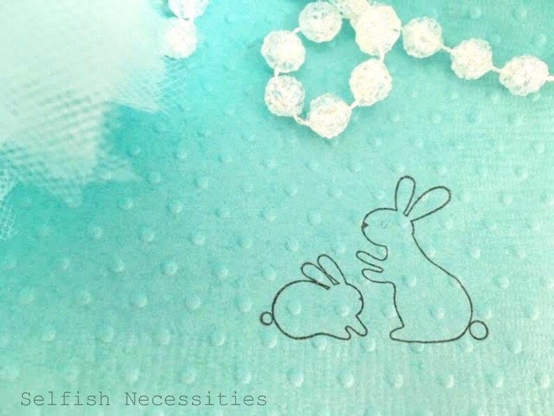 Bunny Party Napkins and Supplies Baby Shower Napkins Bunny Birthday Party Supplies Woodland Party Supplies image 5