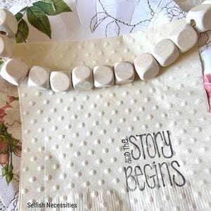 Storybook Party Napkins - And The Story Begins Napkins - Book Theme Baby Shower - Literary Bridal Shower - Next Chapter Party Decor image 4