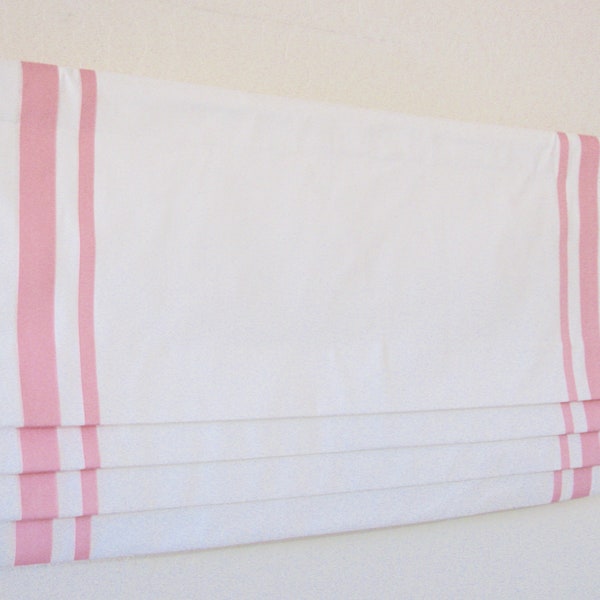 CUSTOM ORDER Roman Shade Valance/ to 50 Wide Same Price/ Cotton Twill/ Poly Lining/ Accent Trim/ Girls Room