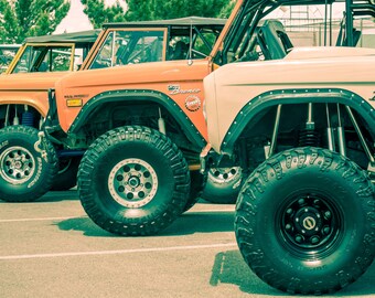 Fotografía digital en color retro Bronco Heaven imprimible, fotografía digital en color Bronco 4x4