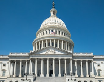 United States Capitol Building Digital Photograph