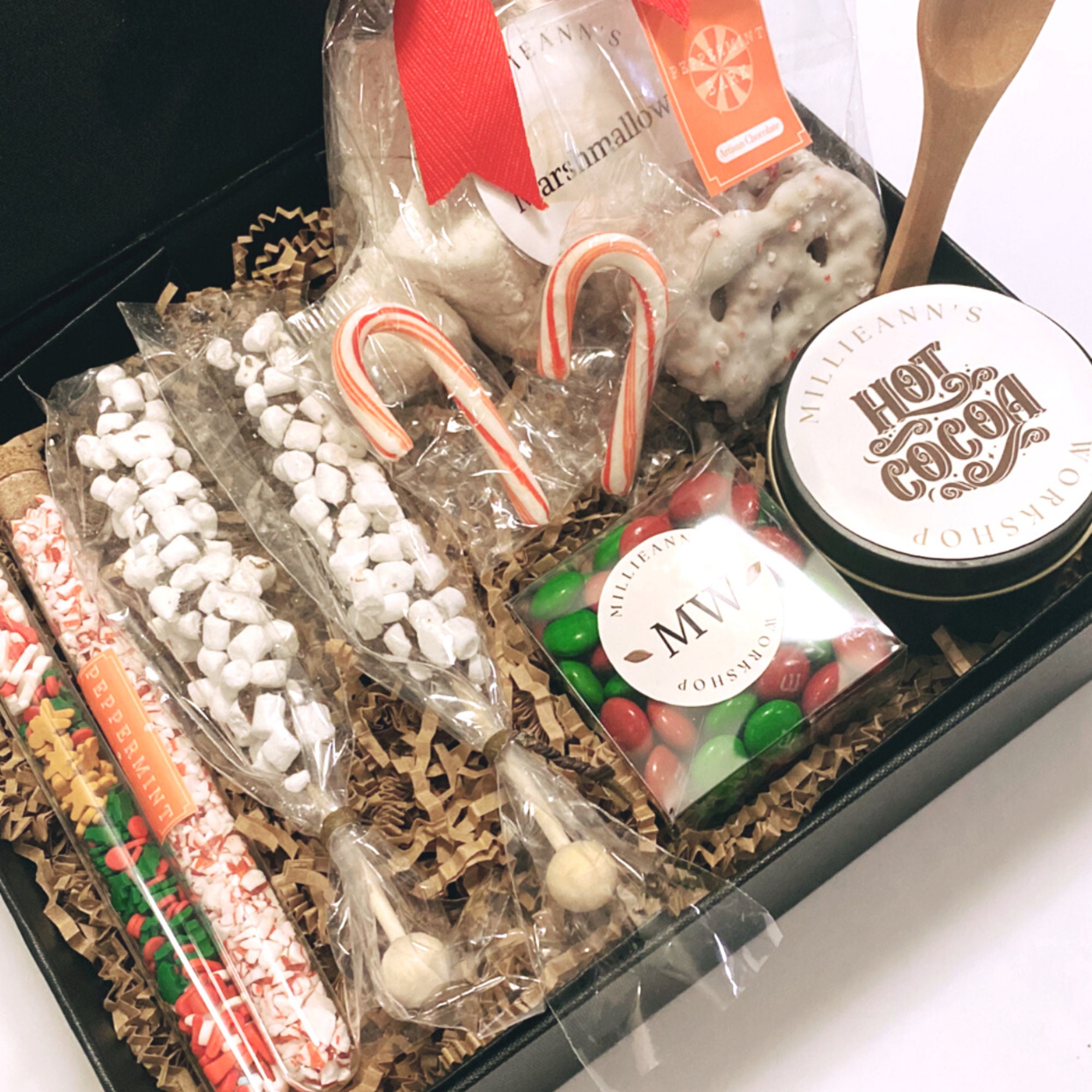 Coffee Gift Baskets - Hot Cocoa Gift - Food Gift - Valentines Coffee Gift  Box- 2 Mugs, Wafers, Hot Cocoa, Coffee, Snacks and More (Warm and Cozy)