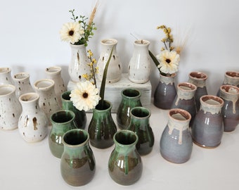 Flower Vase, Ceramic Bud Vase, Handmade Bud Vase, Mini Vase, Small Vase, Gifts for Her, Mother's Day, Gift for Mom