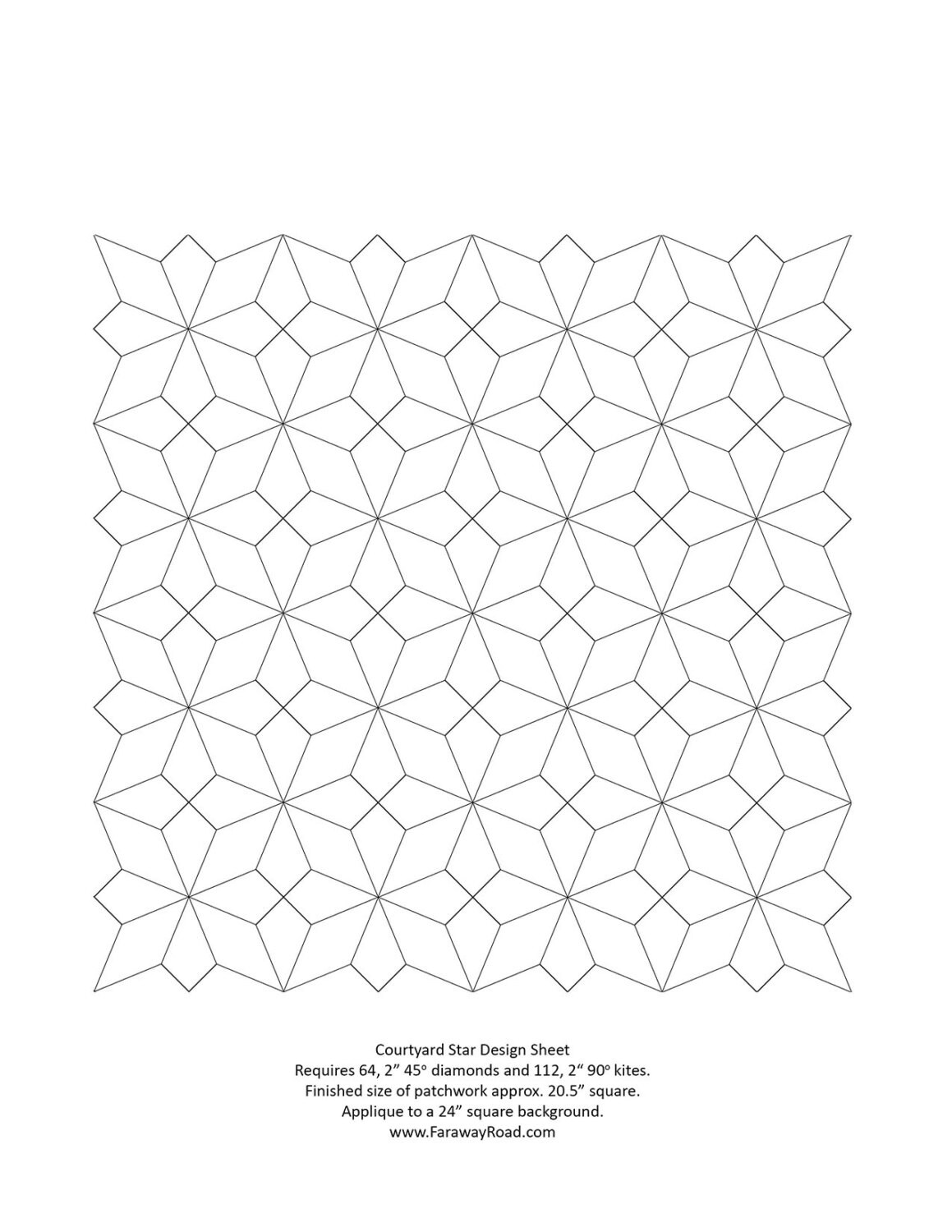 Courtyard Garden Design Sheet