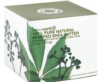 Manteiga de karité 100% pura e natural não refinada, para condicionar peles sensíveis e secas, pomada para pele de bebê, tratamento de eczema, psoríase, pele