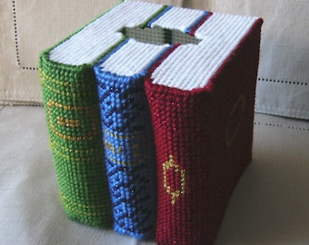 Book Tissue Box Cover