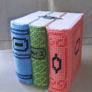 Book Tissue Box Cover