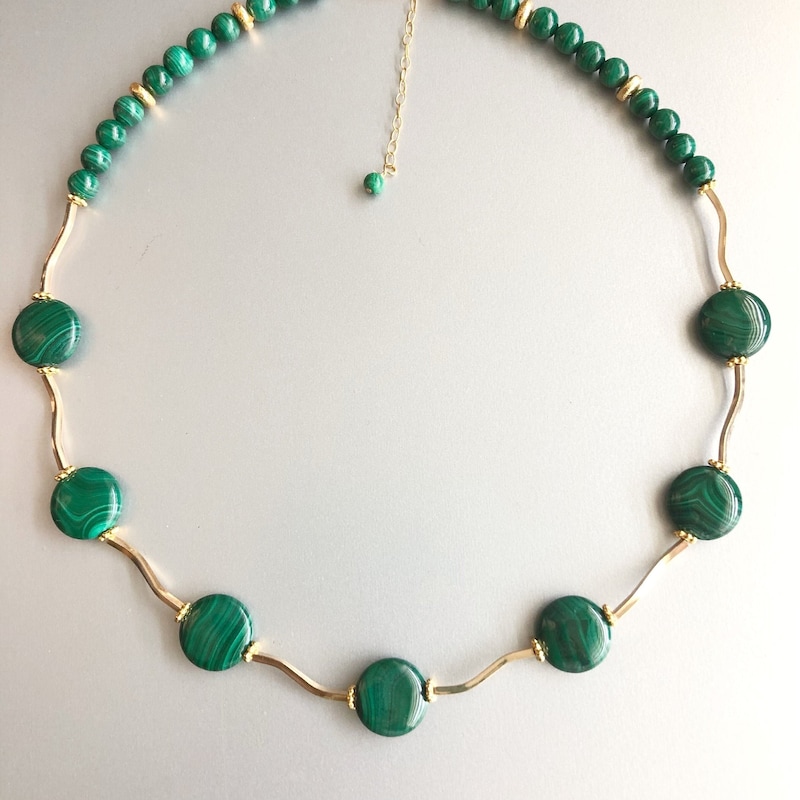 Green Stone Necklace Etsy — free download