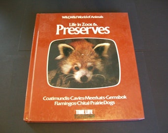 Vintage Hardcover Book, Time Life Television Series,1978,Wild,Wild World of Animals,Reference Book,For Junk Journal, Glue Book, Collage