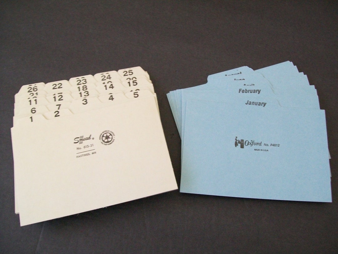 Index Card Dividers 4x6 Card Guides 25 Indexed Etsy