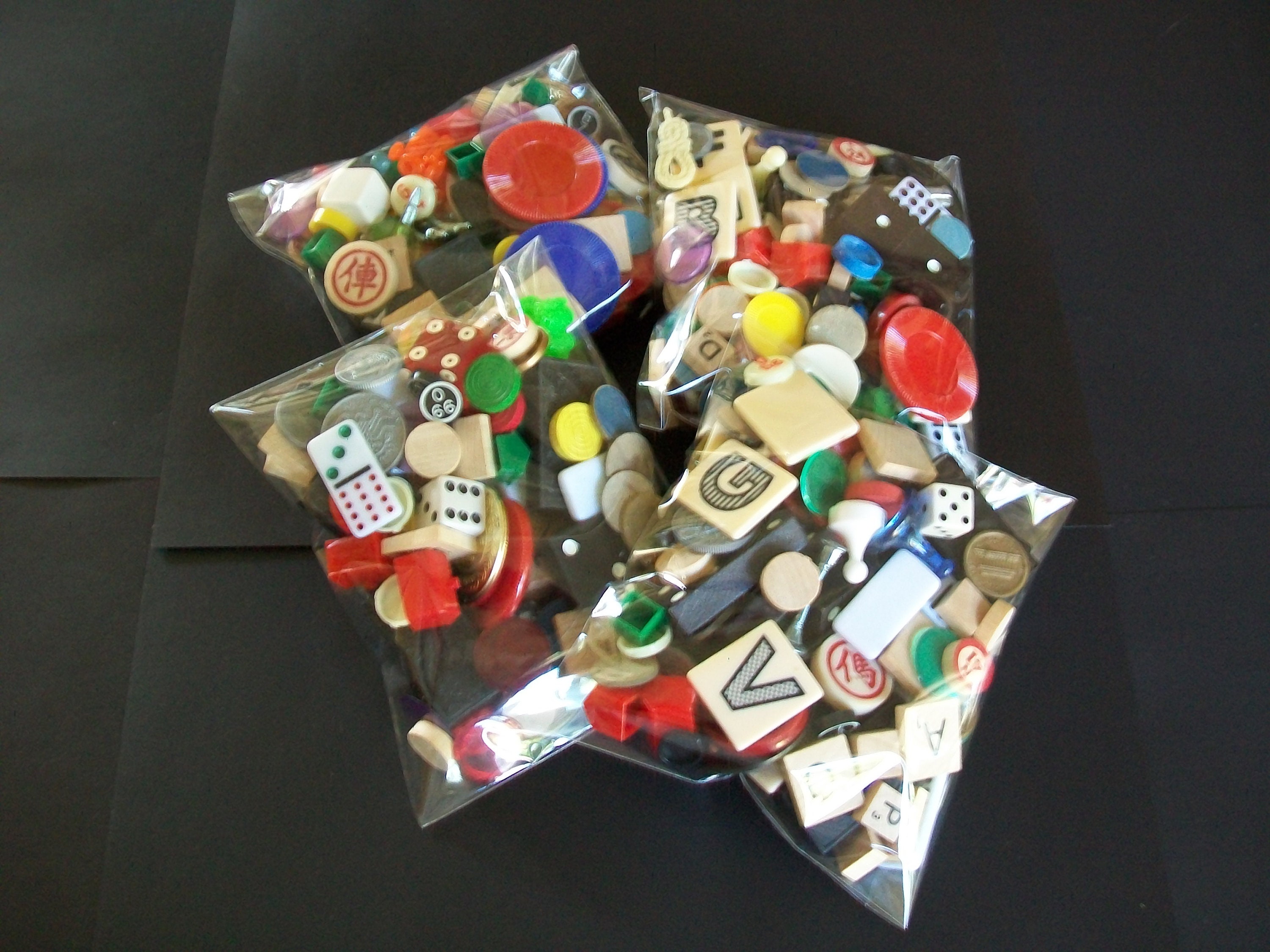 Bulk Game Pieces Vintage Game Piece Mix100pcsgame Board Etsy
