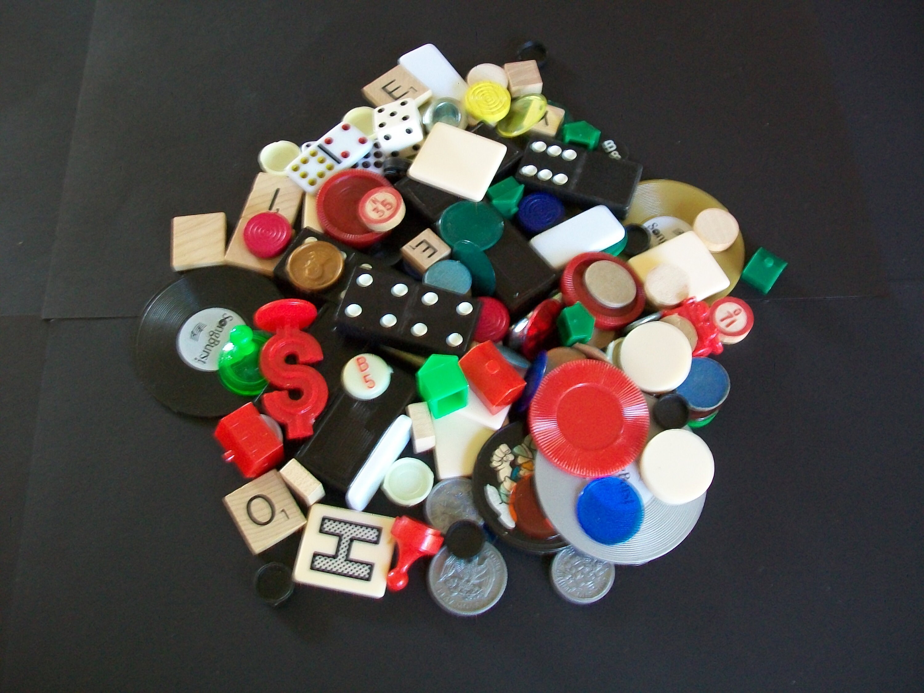 Bulk Game Pieces Vintage Game Piece Mix100pcsgame Board Etsy