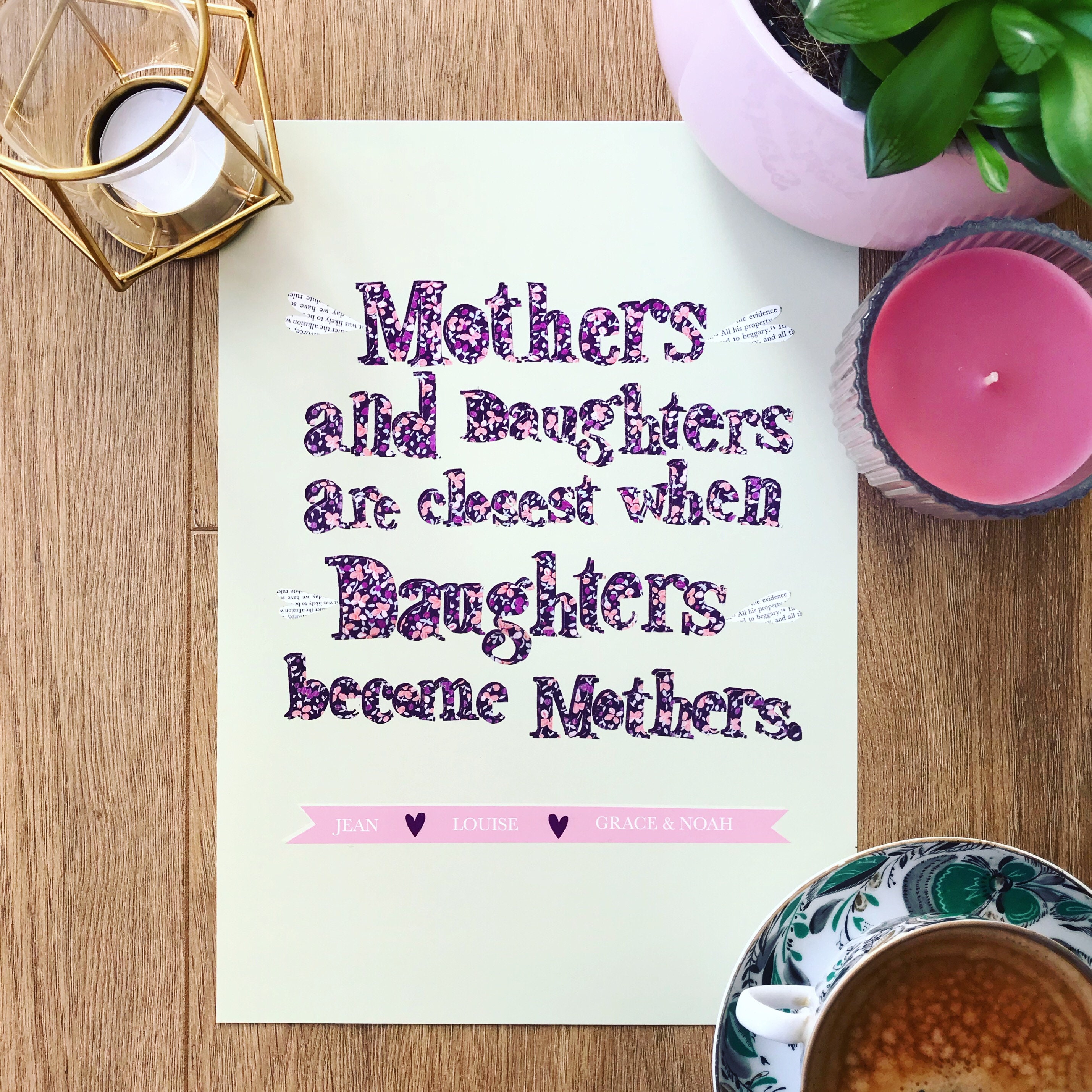 personalised gifts for mum from daughter