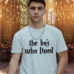 Boy Who Lived Magic School HP Inspired svg/png digital file