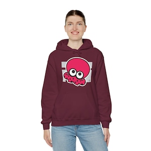 Splatoon-Inspired Octo LS Hoodie! Booyah! (Unisex)