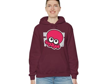 Splatoon-Inspired Octo LS Hoodie! Booyah! (Unisex)