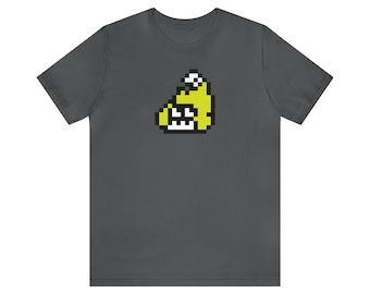 8-Bit Firefin: Splatoon-Inspired Short Sleeved T-Shirt (Unisex)