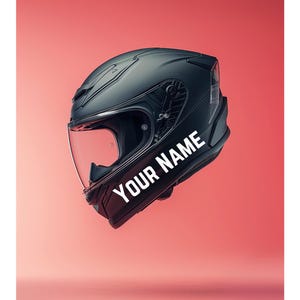 Custom Motorcycle name decal