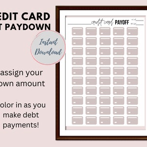 Debt Payoff Credit Card Color In Tracker