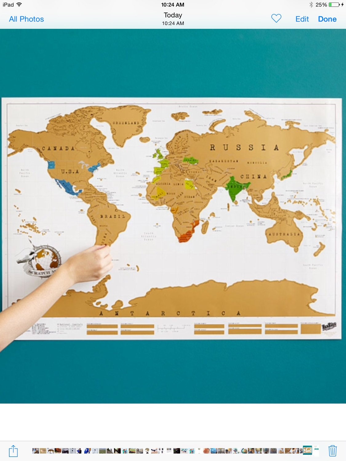 Large scratch Map. World wall map with scratch off gold foil. Etsy