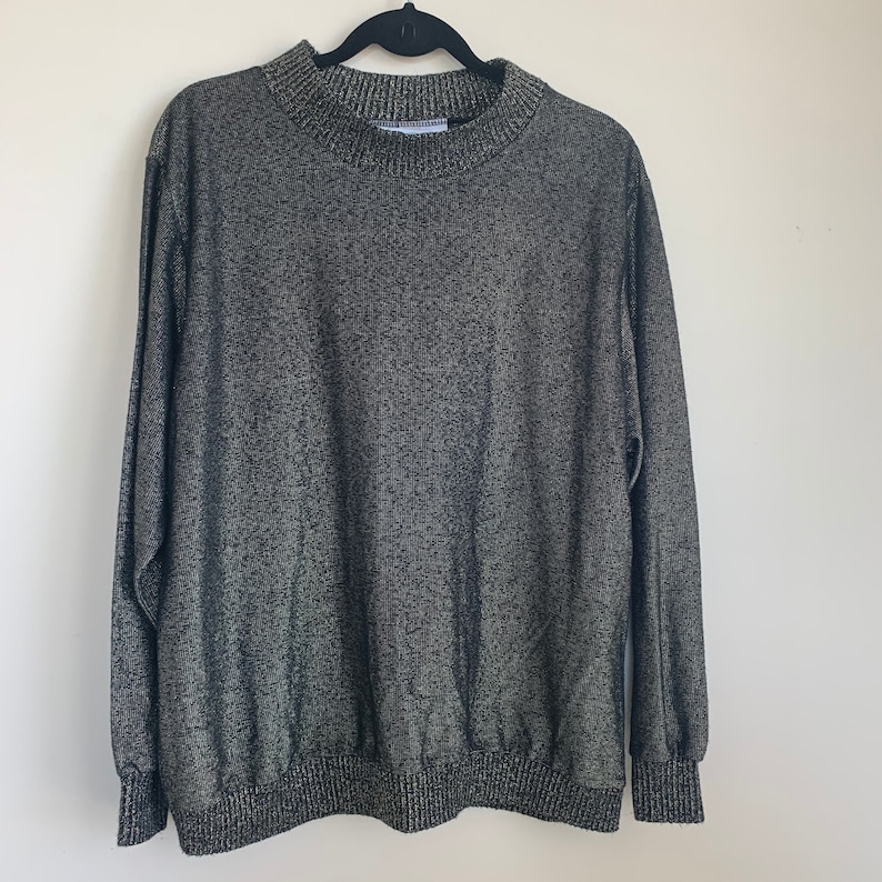 Gold and Black Shimmer Sweater