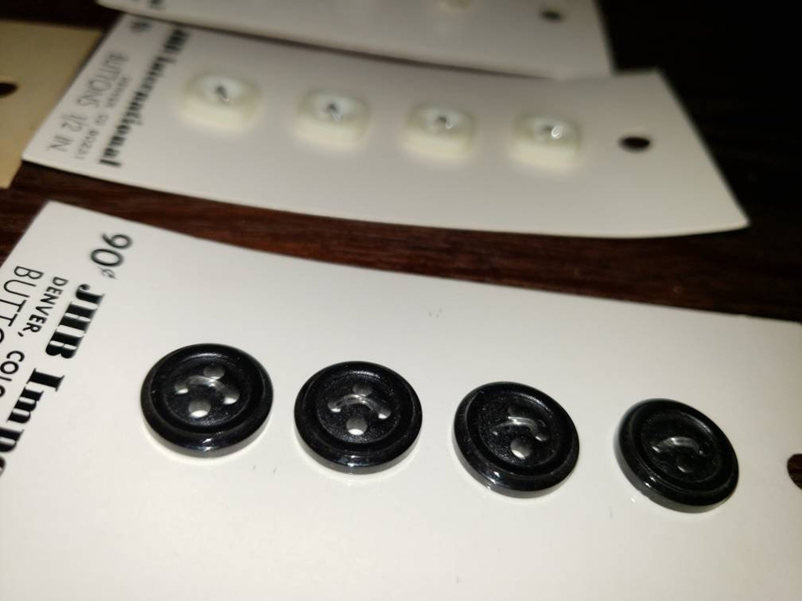 15 Cards of JHB International Buttons Etsy