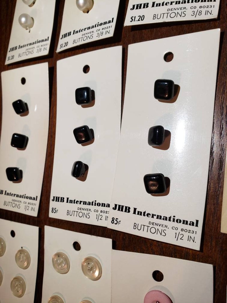 15 Cards of JHB International Buttons Etsy