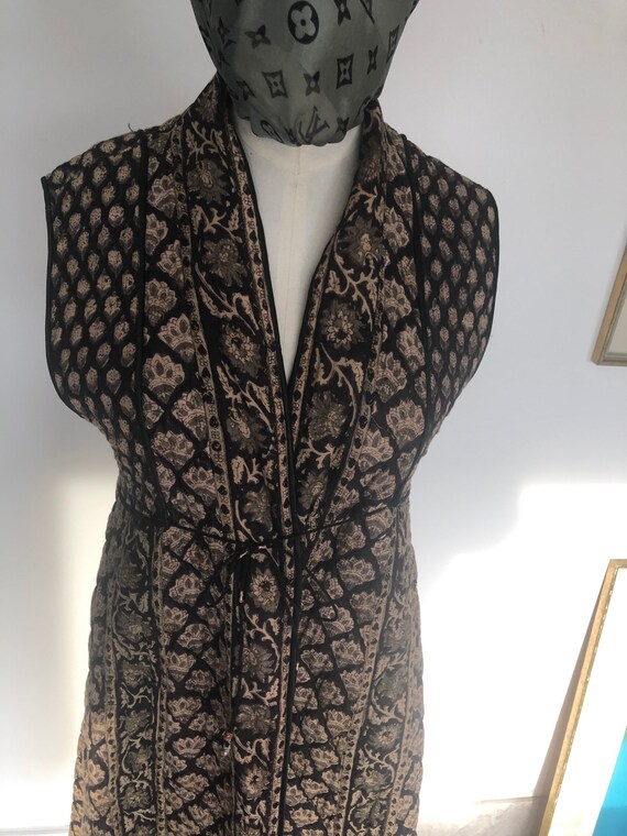 PHOOL Block Prjnt Seventies Padded Gilet Free. siz