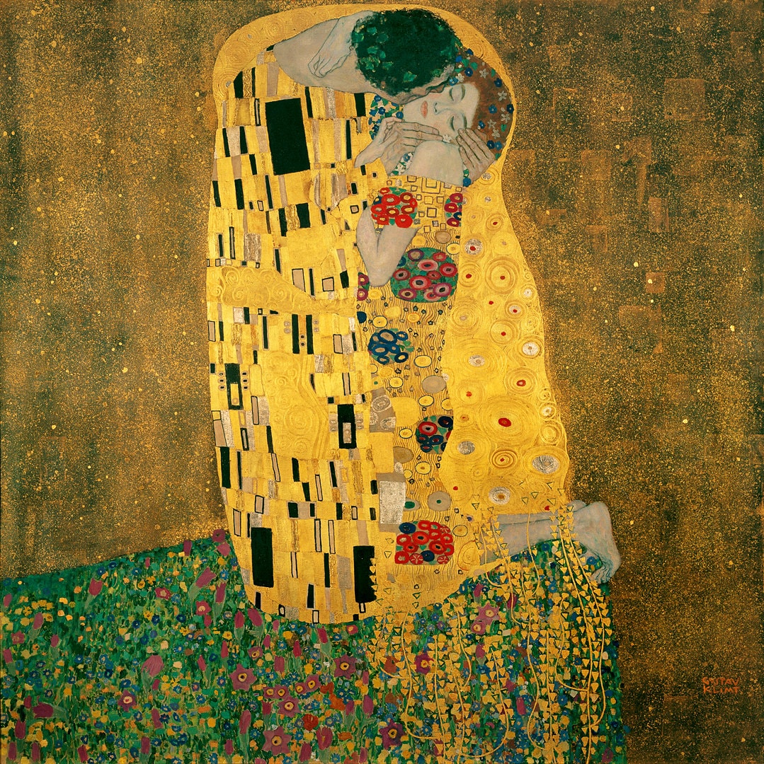 Gustav Klimt 【The Kiss】 複製画 The kiss (lovers) (1908) by Gustav Klimt | Master's Gaze