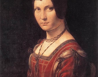 レオナルド・ダ・ヴィンチ、ラ・ベル・フェロニエール、リネン