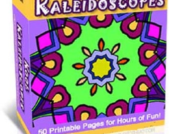 Kook Kaleidoscopes Printables Coloring Pages 50 paintings